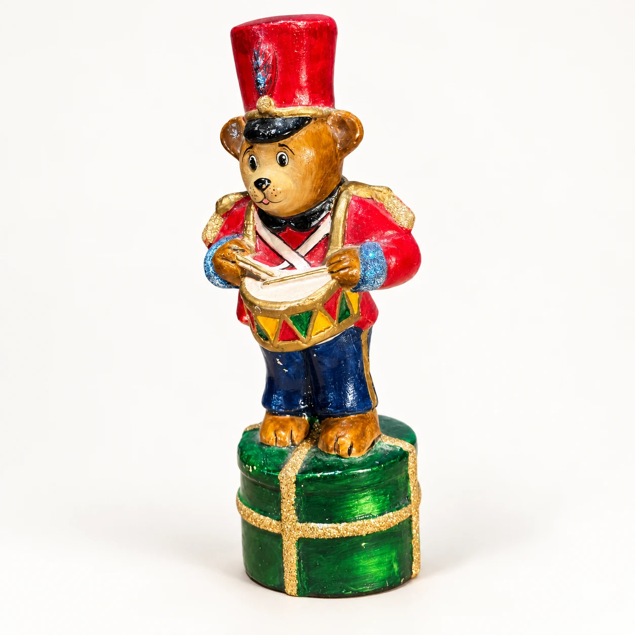 Royal Drummer Bear (Papier-Mâché)
