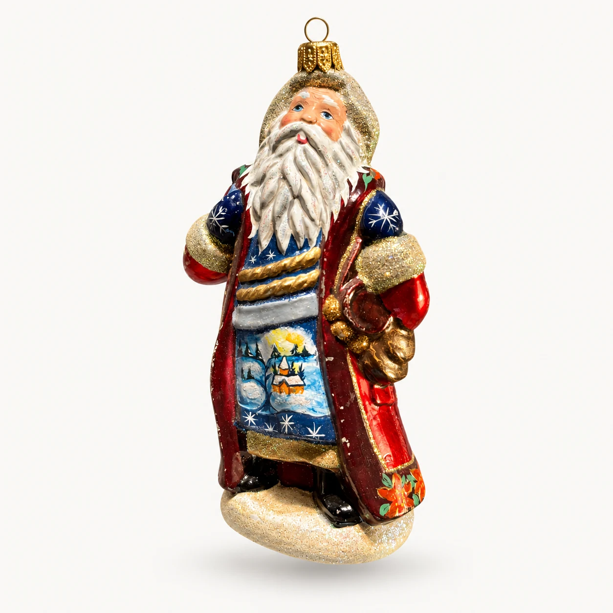 Old World Father Christmas (Papier-Mâché)