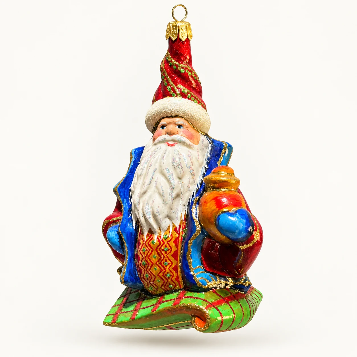 Magic Carpet Santa (Papier-Mâché)